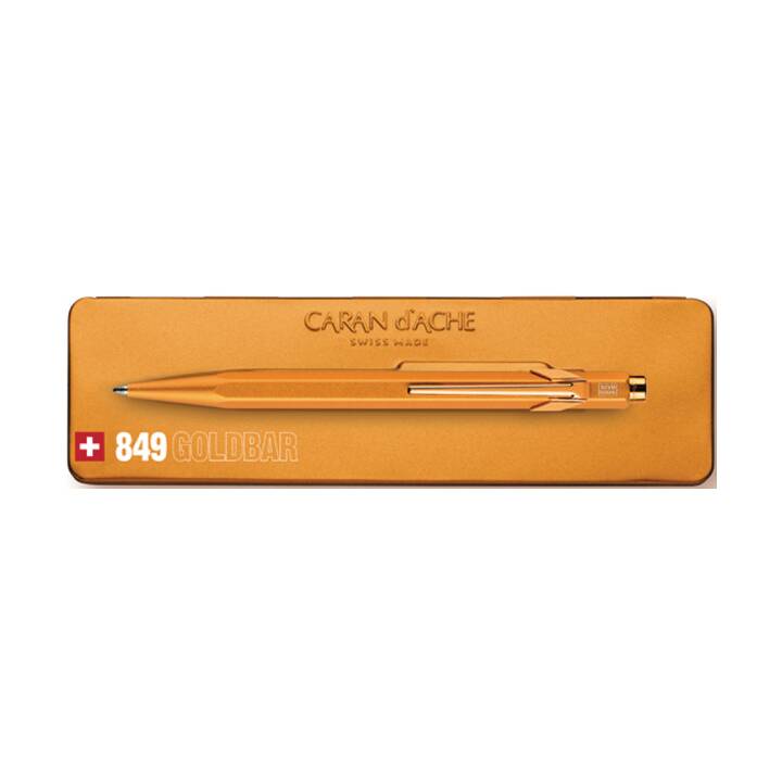 CARAN D'ACHE Penna a sfera 849 GoldBar (Blu)