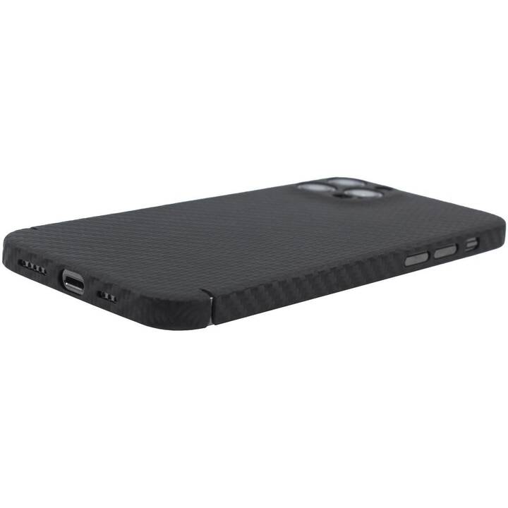 NEVOX Backcover Carbon Series (iPhone 14 Pro, Unicolore, Nero)