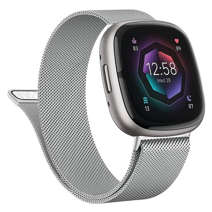 EG Cinturini (Fitbit Sense 2, Argento)