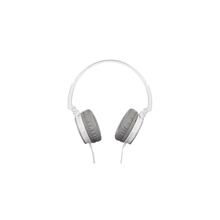 THOMSON HED2207WH/GR (Over-Ear, Blanc)