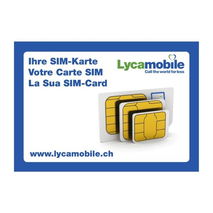 LYCAMOBILE Hello Swiss M (Unbegrenzt / 30 Tage)