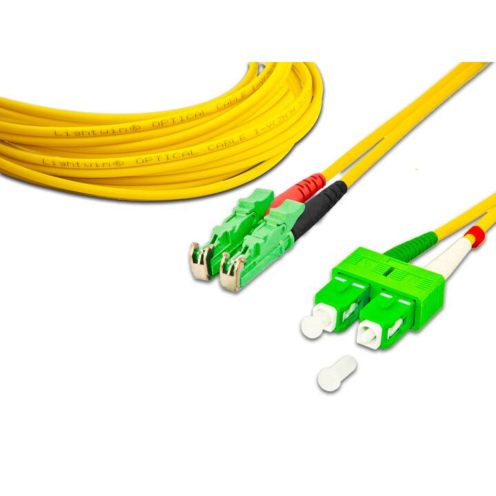 LIGHTWIN Netzwerkkabel (LSH/APC, SC/APC, 2 m)