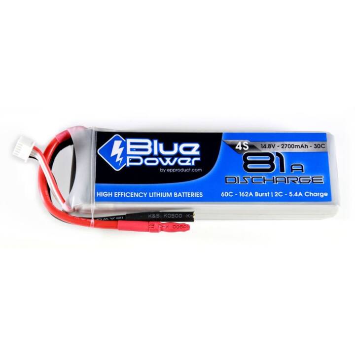 EP PRODUCT Accumulatore RC BluePower (LiPo, 2700 mAh, 14.8 V)