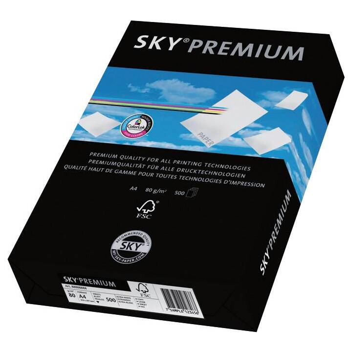 SKY Kopierpapier (250 Blatt, A4, 160 g/m2)