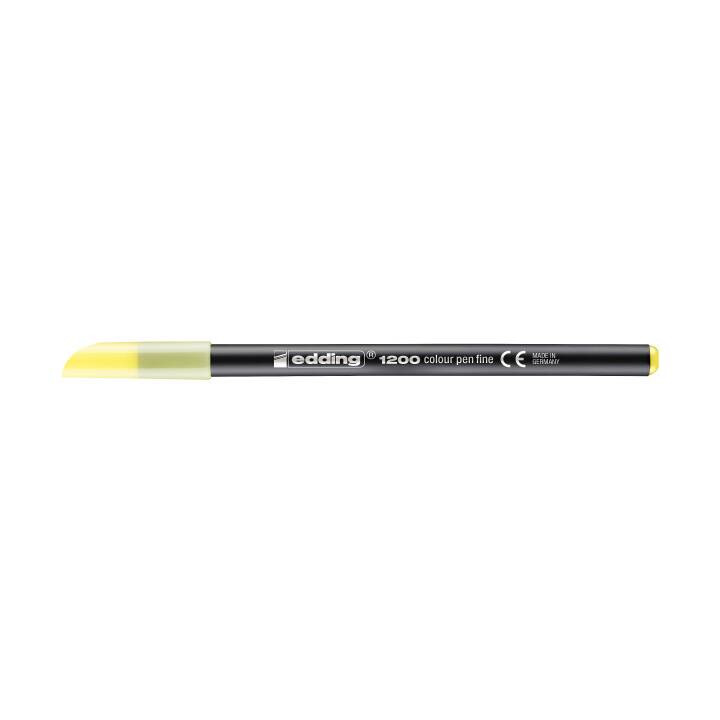 EDDING 1200 Crayon feutre (Jaune, 1 pièce)