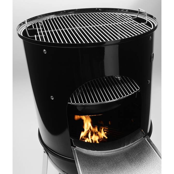 WEBER Smokey Mountain Cooker Barbecue con affumicatore (Argento, Nero)