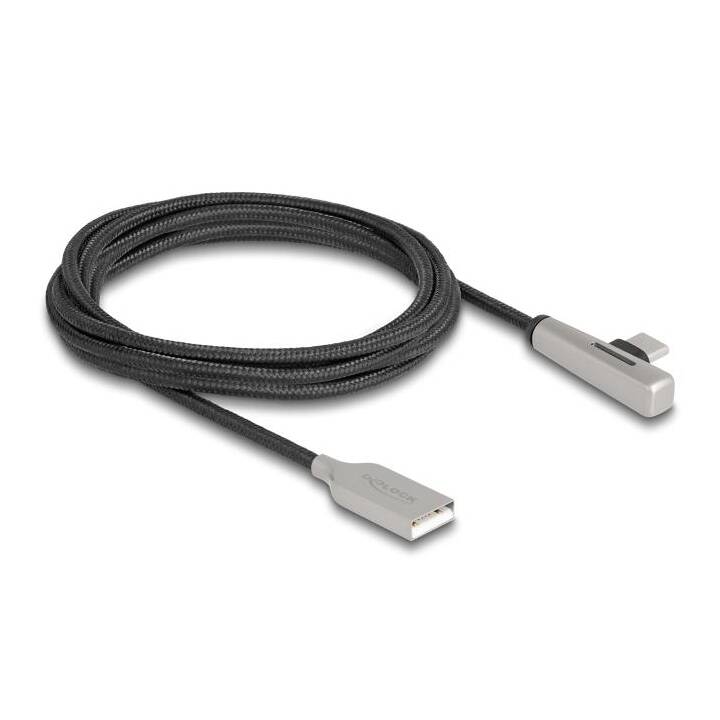DELOCK Kabel (USB 2.0 Typ-A, USB 2.0 Typ-C, 2 m)