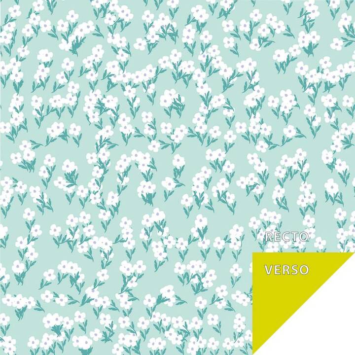 AVENUE MANDARINE Carta pieghevole Flowers (Multicolore, 60 foglio)