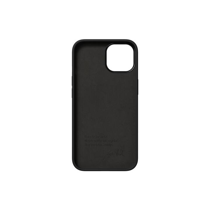 NUDIENT Backcover (iPhone 14, Brillant noir, Noir, Charcoal black, Aluminium, Anthracite)