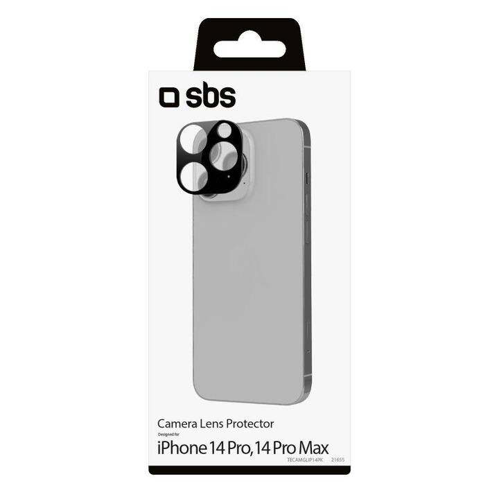 SBS Verre de protection de l'appareil photo (iPhone 14 Pro Max, iPhone 14 Pro, 1 pièce)