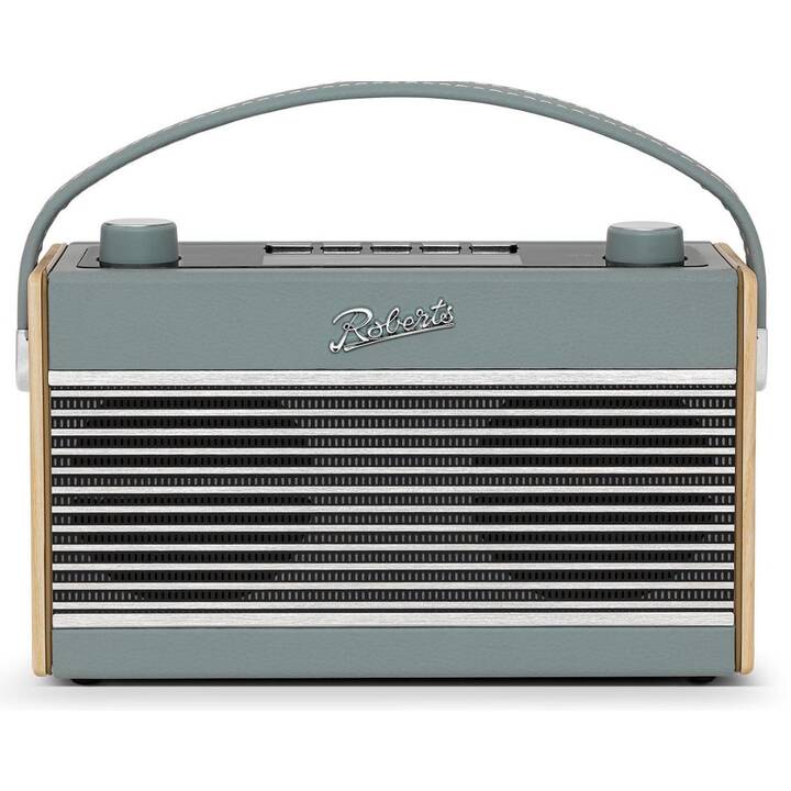 ROBERTS RADIO Rambler BT Stereo Radios numériques (Bleu pastel, Brun clair)