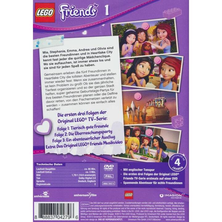 LEGO: Friends - DVD 1 (EN, DE)