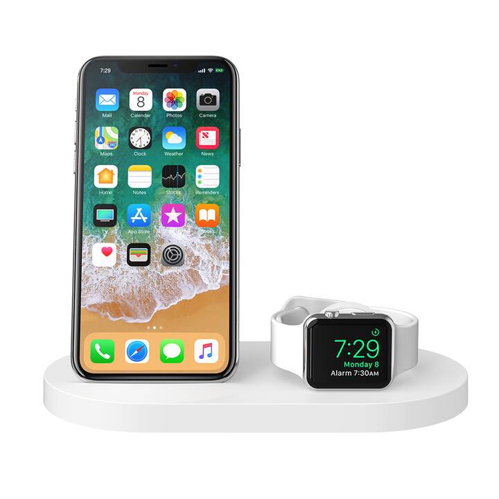BELKIN Watch and Phone Wireless Ladegerät (7.5 W, USBA) Interdiscount