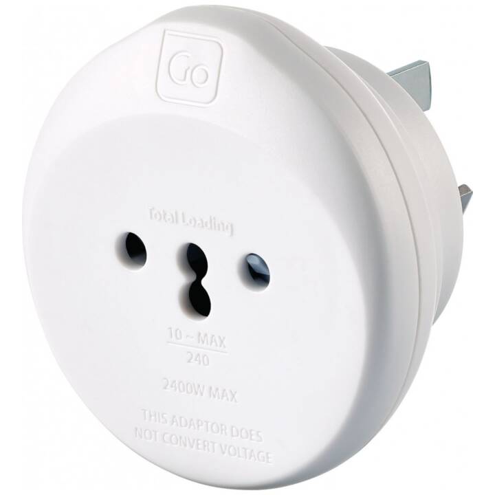 GO TRAVEL Adaptateurs Swiss-AUS/China  (Type J, CH / Type I)