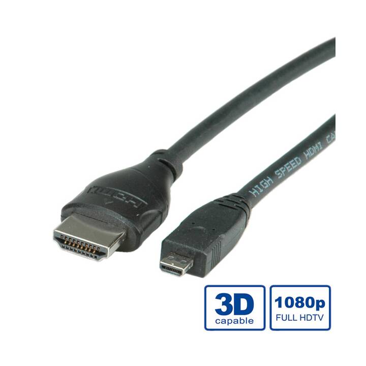 ROLINE HDMI mit Ethernetkabel - 2 m