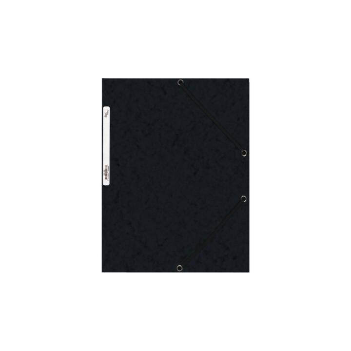 BÜROLINE Cartellina con elastico 460699 (Nero, A4, 1 pezzo)