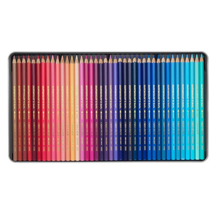 CARAN D'ACHE Farbstift Supracolor Soft Aquarelle (Mehrfarbig, 120 Stück)