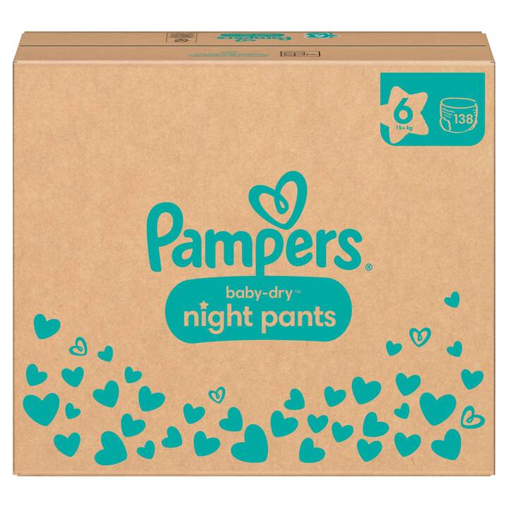 PAMPERS Baby-Dry Night Pants 6 (Monatsbox, 138 Stück)
