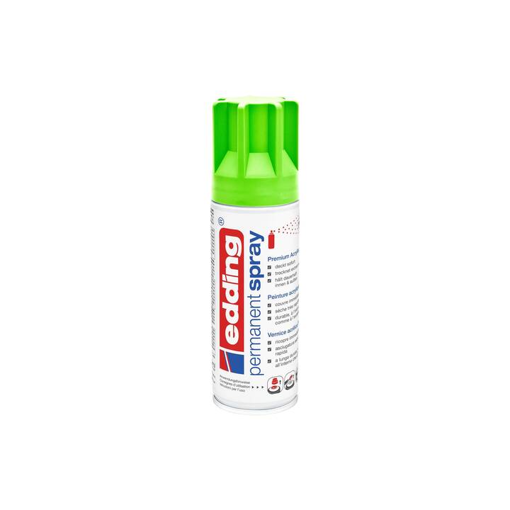 EDDING Spray colore 5200 (200 ml, Verde fluo, Verde, Bianco)
