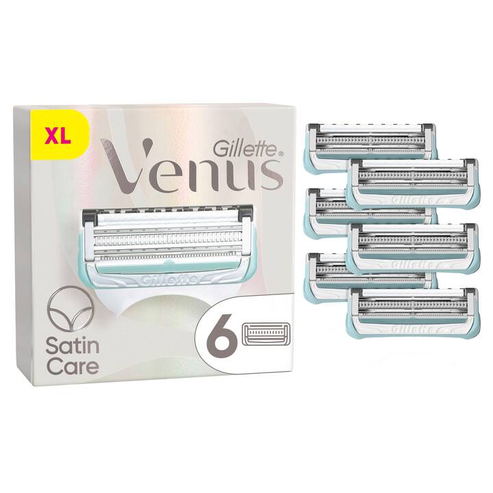 GILLETTE Lame de rasoir Venus Satin Care (6 pièce)