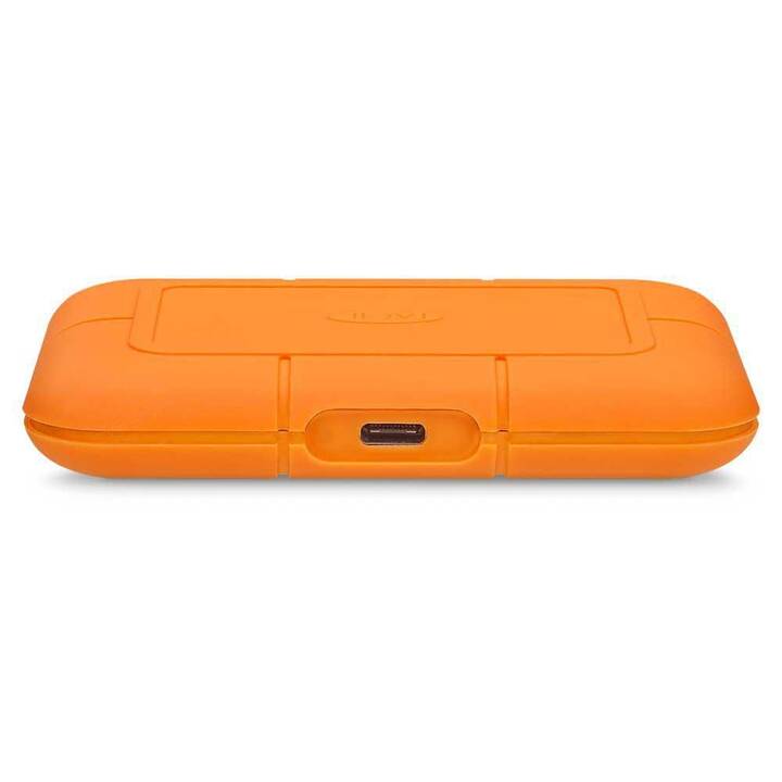 LACIE Rugged (USB Typ-C, 500 GB, Orange)