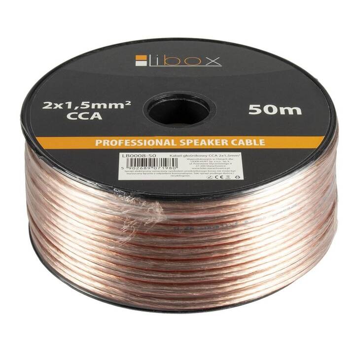 LIBOX Câbles au mètre (Non confectionné, 50 m)