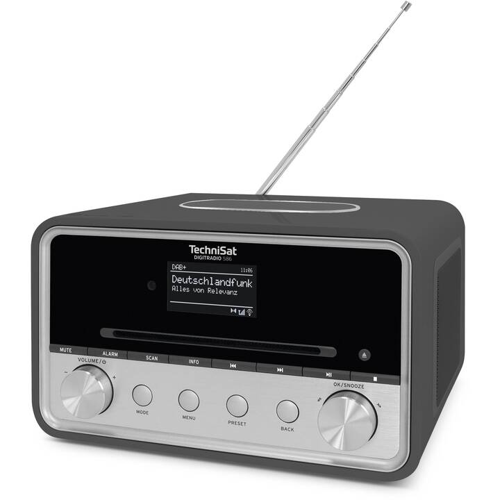 TECHNISAT 586 DigitRadio Digitalradio (Silber, Anthrazit)