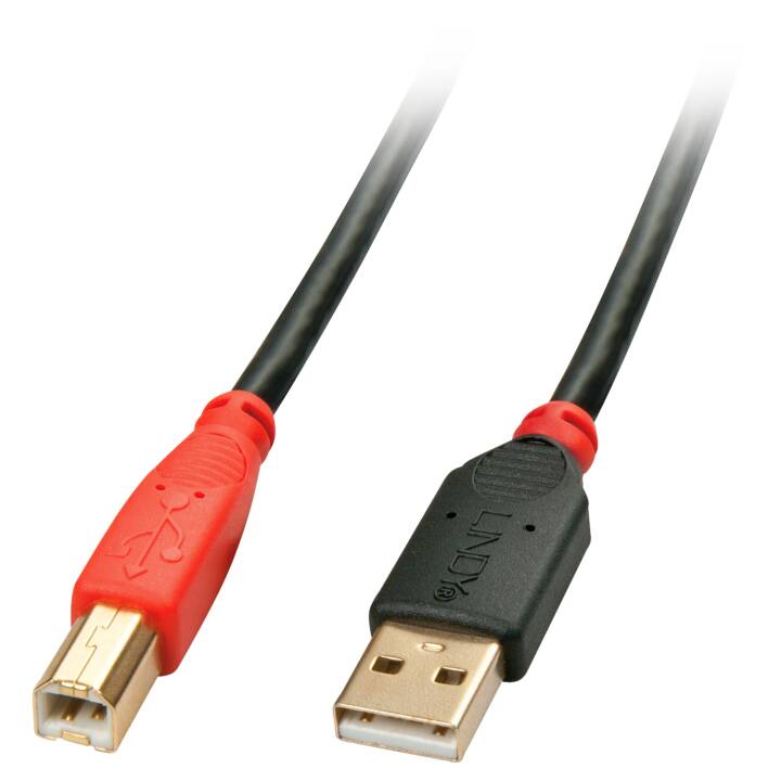 LINDY Câble USB (USB 2.0 Micro Type-B, USB 2.0 Type-A, 15 m)