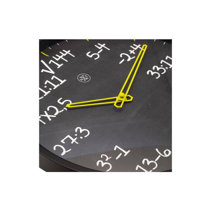 NEXTIME Maths Orologio da parete (Analogico, 30 cm)