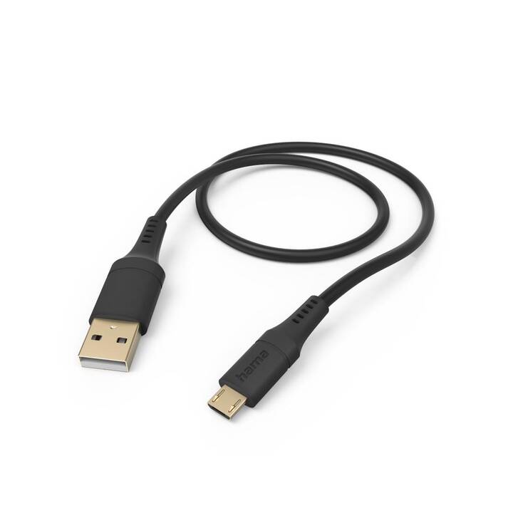 HAMA Câble USB (USB de type A, USB 2.0, Micro USB Typ B, 1.5 m)