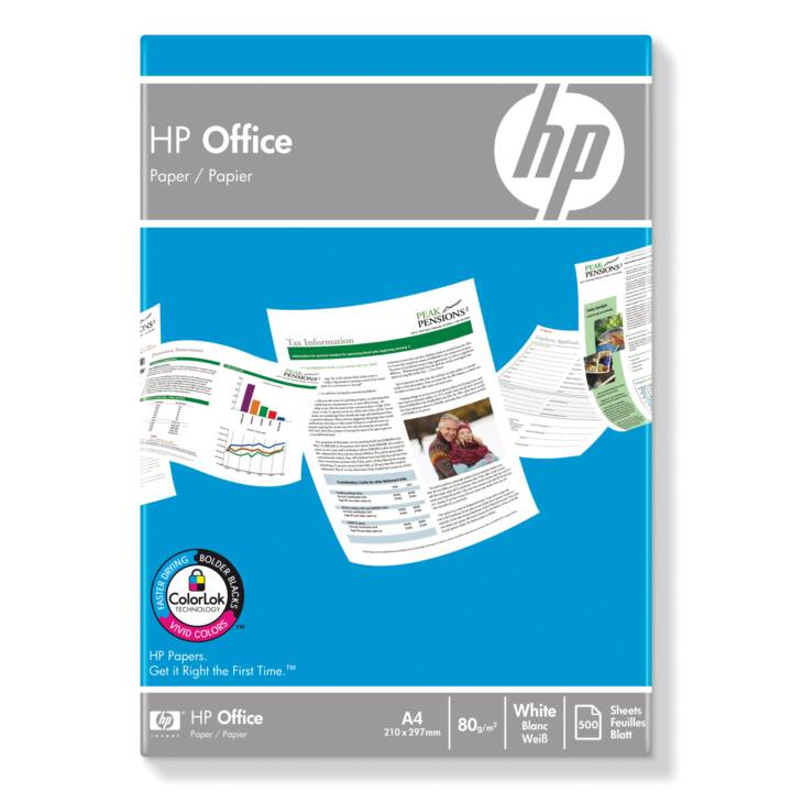 HP Kopierpapier (500 Blatt, A4, 80 g/m2)