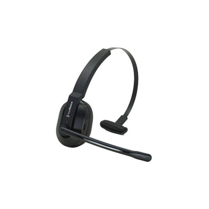 FREEVOICE Office Headset Nimbus 40 (On-Ear, Kabellos, Schwarz)