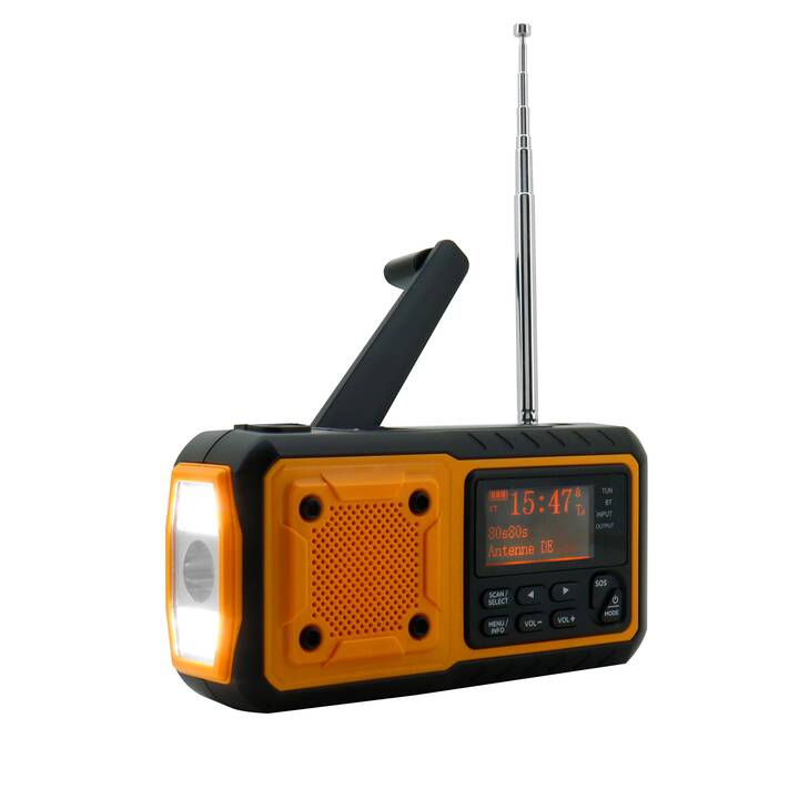 SOUNDMASTER DAB112OR SOS Digitalradio (Orange, Schwarz)