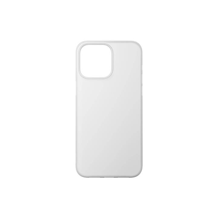 NOMAD GOODS Backcover Super Slim (iPhone 14 Pro Max, Einfarbig, Weiss)