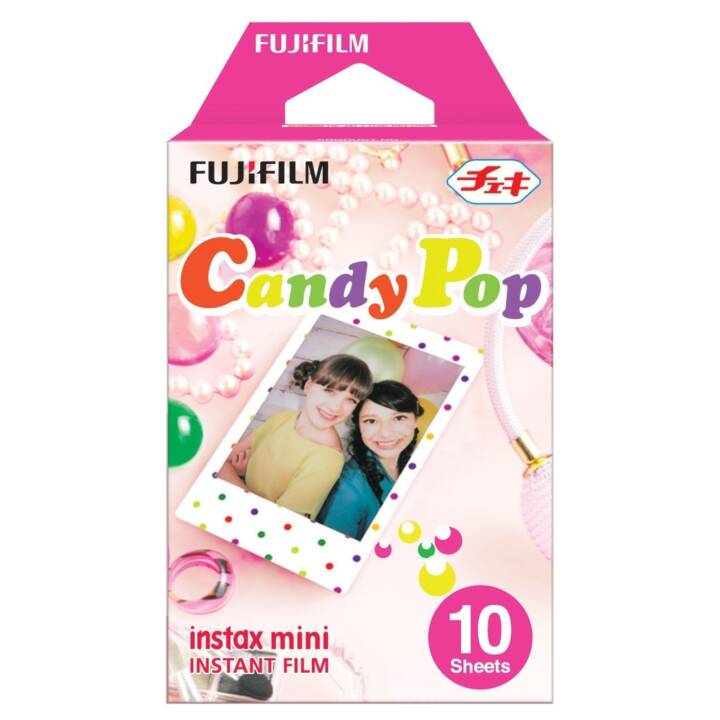 FUJIFILM Candy Pop Sofortbildfilm (Instax Mini, Rosé)