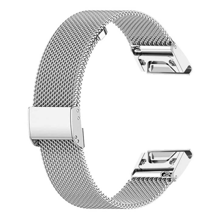 EG Bracelet (Garmin fenix 7X Pro Solar fenix 7X Pro Sapphire Solar, Argent)