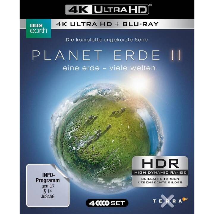 Planet Erde II - Eine Erde - Viele Welten (4K Ultra HD, DE, EN)