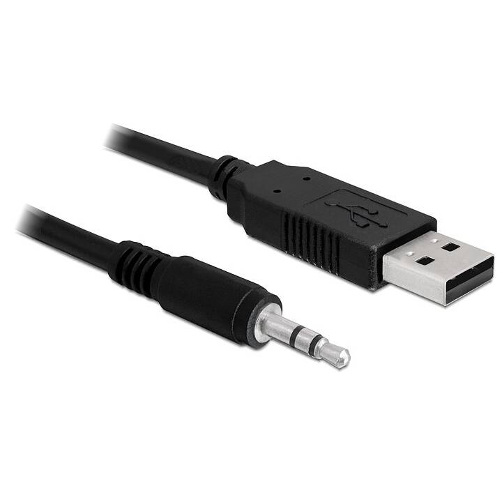DELOCK USB-Kabel (3.5 mm Klinke, USB 2.0 Typ-A, 1.8 m)