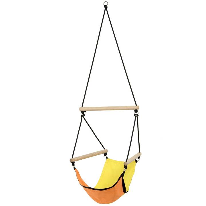 AMAZONAS Kid's Swinger Poltrona pensile giallo (60 cm, Poliestere, Acciaio)