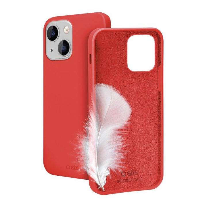 SBS Backcover Instinct (iPhone 13, iPhone 14, Rot)