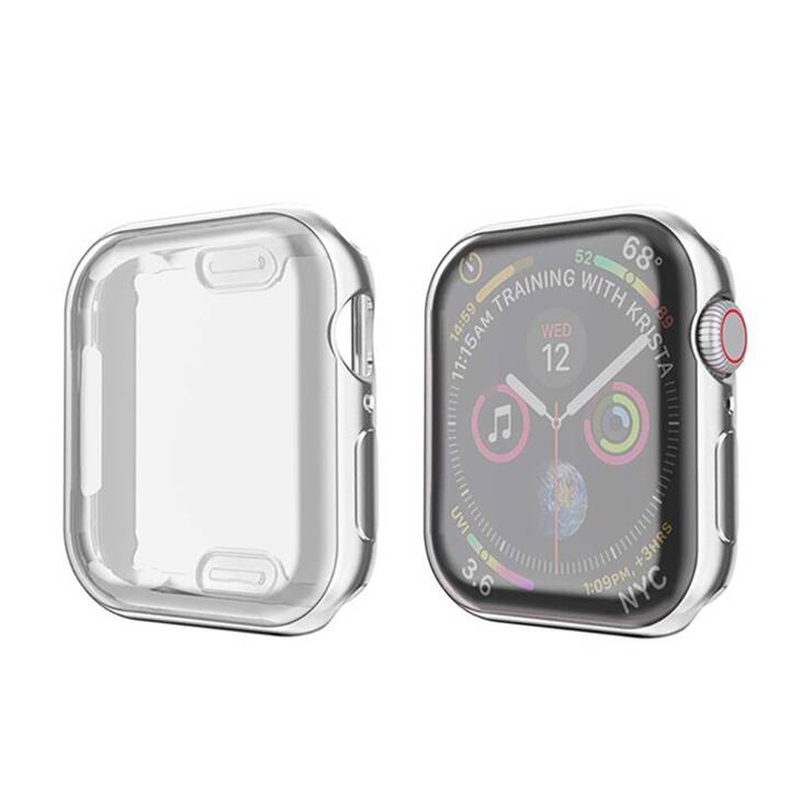 EG Housse de protection (Apple Watch 44 mm, Argent)