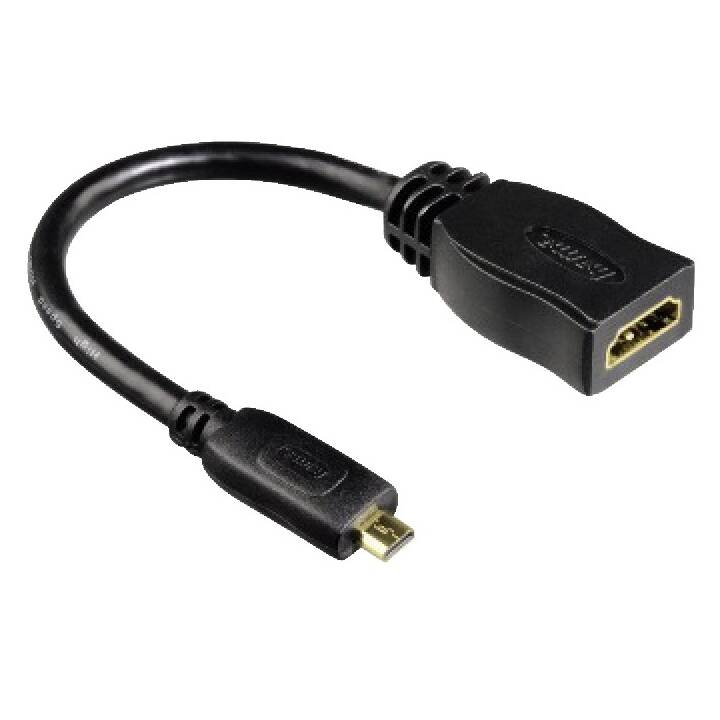 INTERTRONIC Adaptateurs (Fiche Micro HDMI, Prise HDMI, 10 cm)