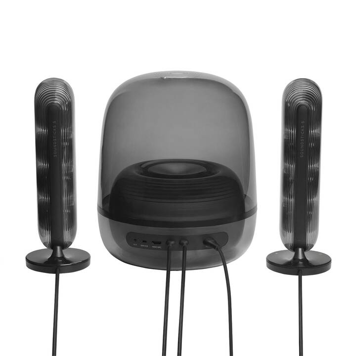 HARMAN / KARDON SoundStick 5 (190 W, Aktiv-Lautsprecher, Schwarz