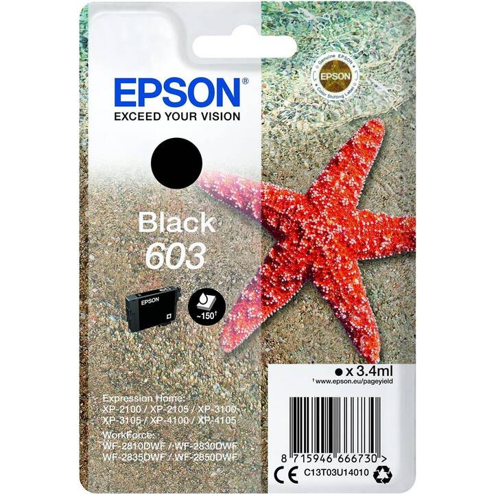 EPSON 603 (Schwarz, 1 Stück)