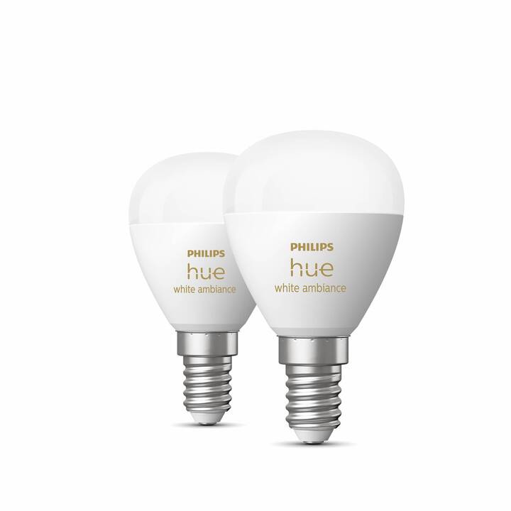 PHILIPS HUE LED Birne White Ambiance (E14, ZigBee, Bluetooth, 5.1 W)