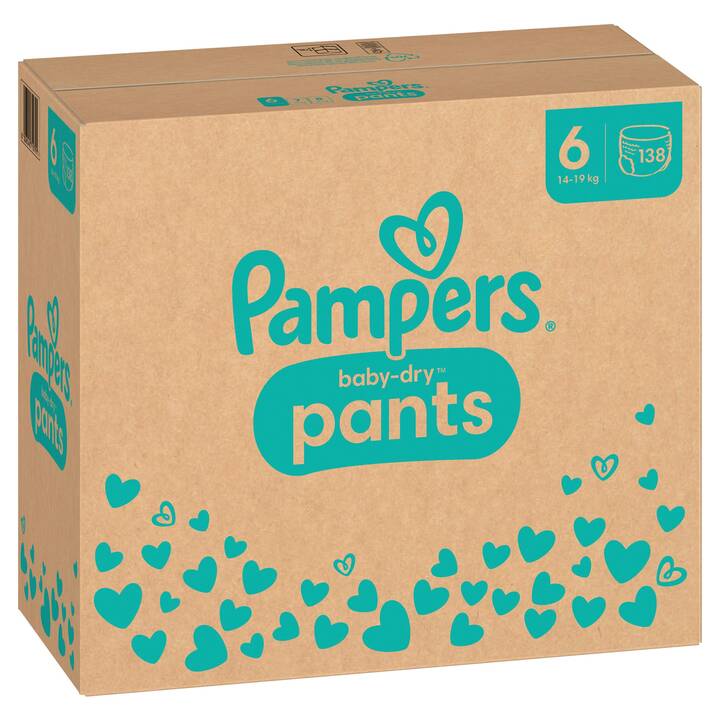 PAMPERS Baby-Dry Pants 6 (Monatsbox, 138 Stück)
