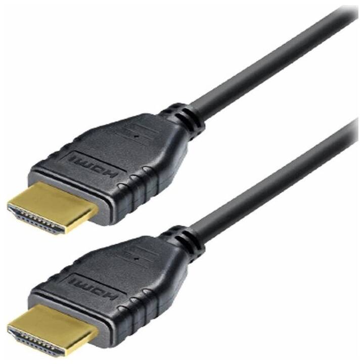 TRANSMEDIA Ultra High Speed 8K Câble de connexion (HDMI 2.1, 1 m)