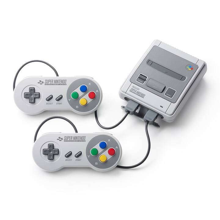 NINTENDO Plug-and-Play (Contra III The Alien Wars, FINAL FANTASY III, Donkey Kong Country, F-ZERO, EarthBound, Kirby Super Star, Kirby's Dream Course, The Legend of Zelda: A Link to the Past, Mega Man X, SECRET of MANA, Star Fox, Star Fox 2, Street Fighte